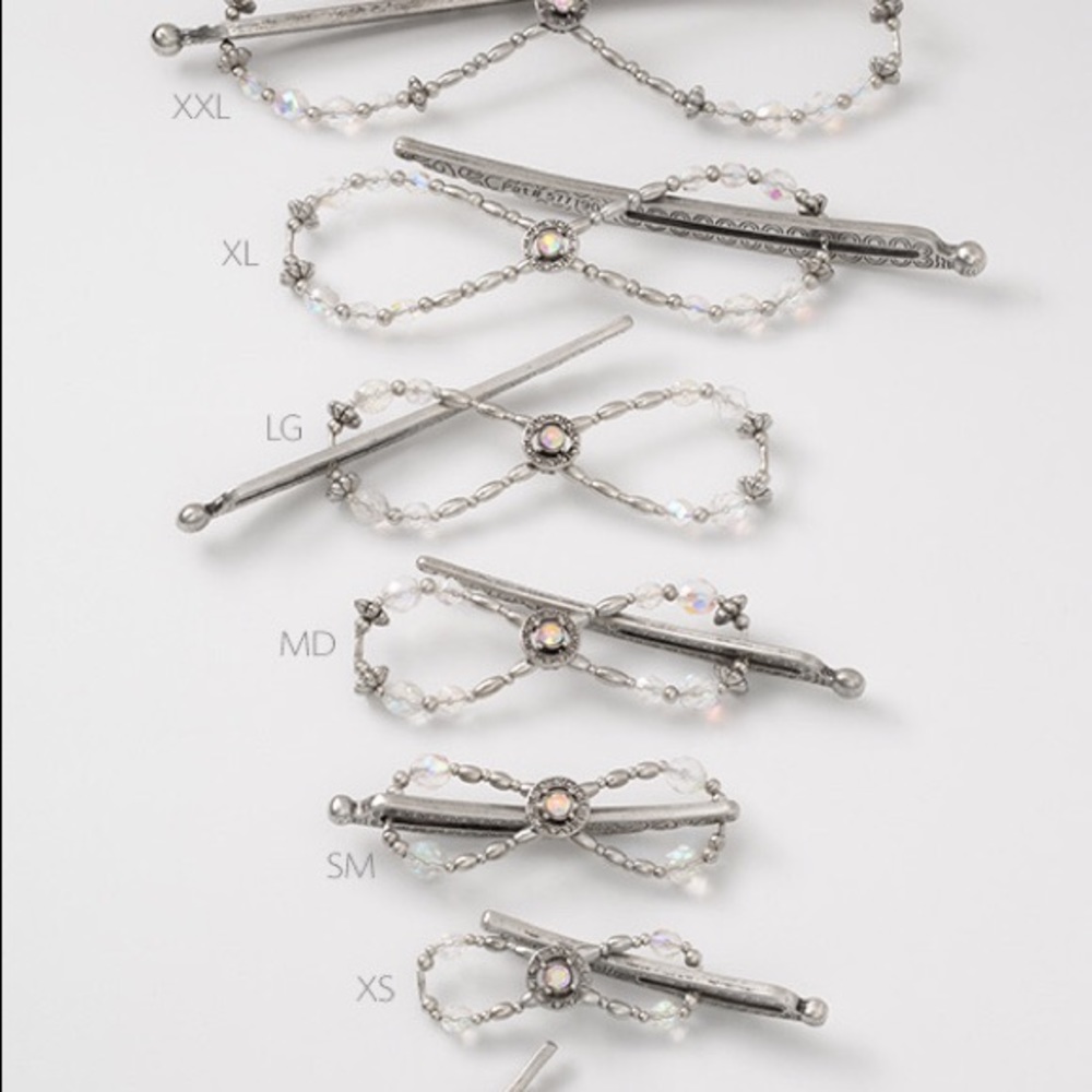 Lilla Rose Lovely Circle Flexi Hair Clip Sz XS